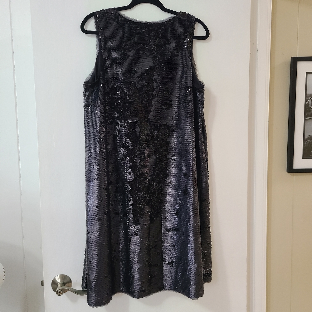 Rachel Roy Black Sequence Dress